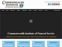 Tablet Screenshot of commonwealth.edu